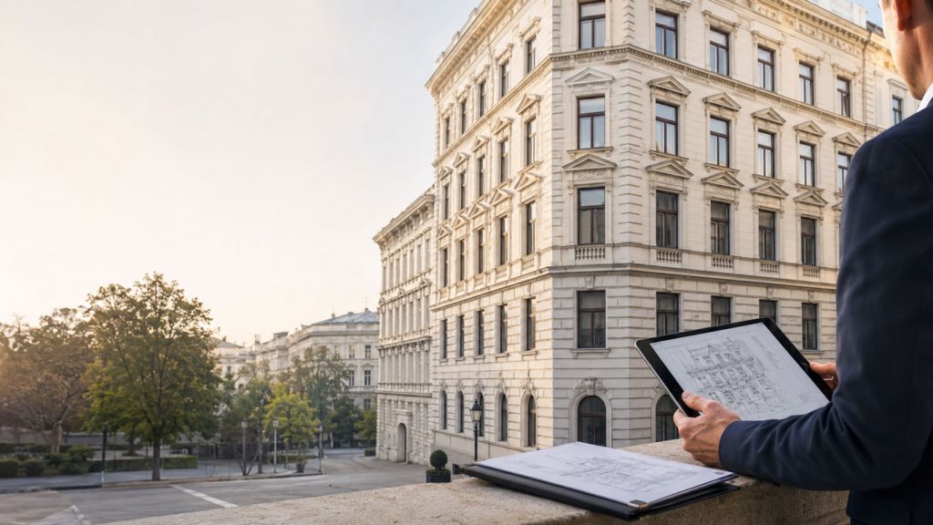 Wiener Altbau mit digitaler Gebäudedokumentation für das Bauwerksbuch
